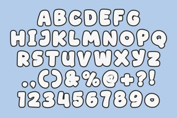 Bubble Font - Preview 4
