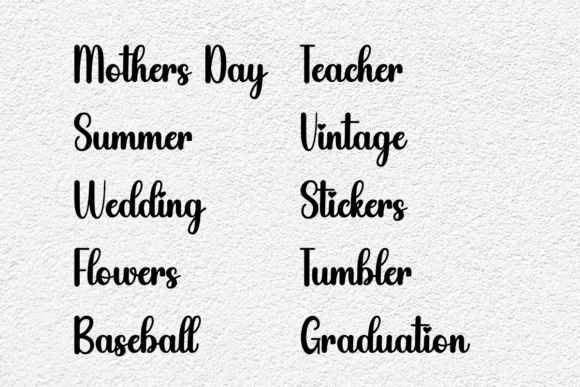 Camping Font - Preview 1