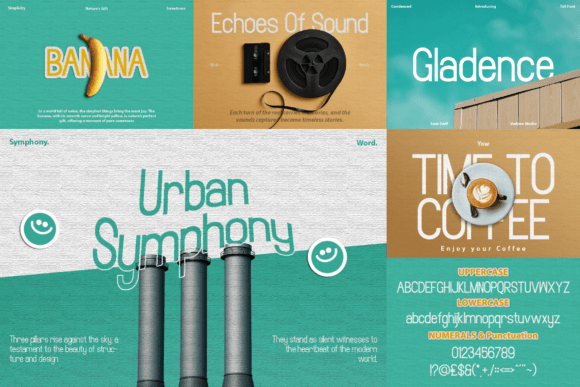 Condensed Sans Serif Font - Preview 5