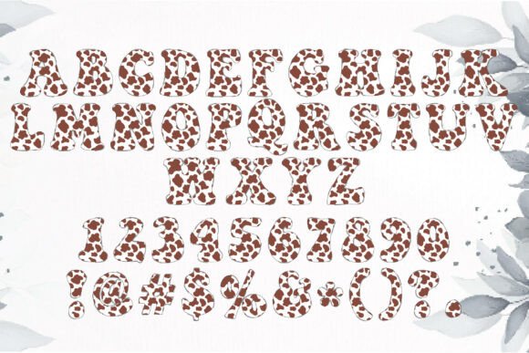 Cow Font - Preview 1