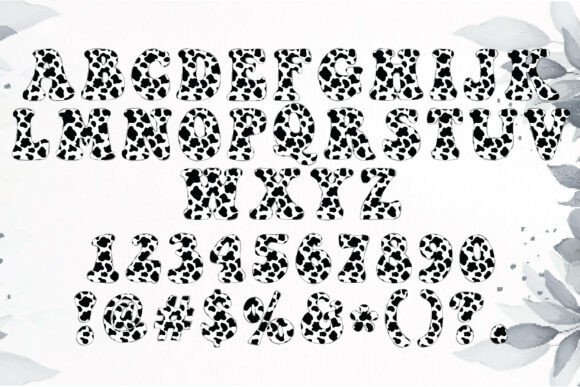 Cow Font - Preview 3