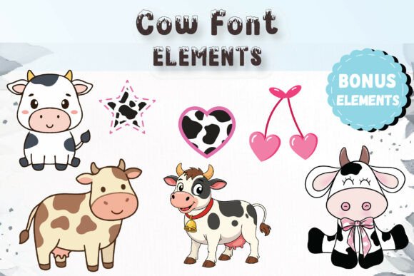 Cow Font - Preview 6