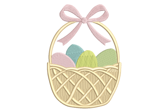 Easter Basket & Eggs – Cute Spring