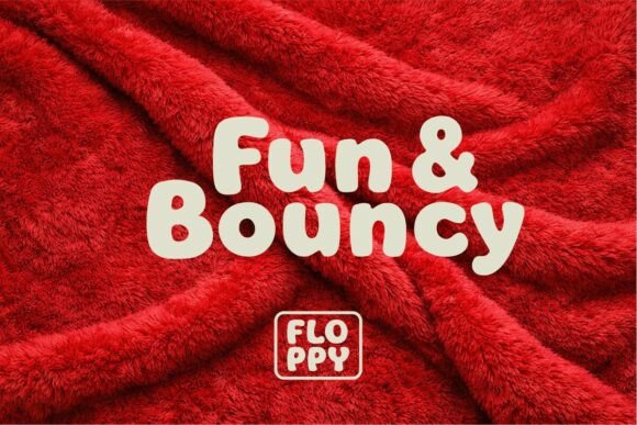 Floppy Font PNG with transparent background - Preview 1