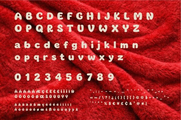 Floppy Font PNG with transparent background - Preview 2