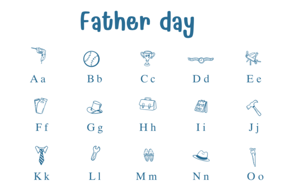 Father Day Font - Preview 1