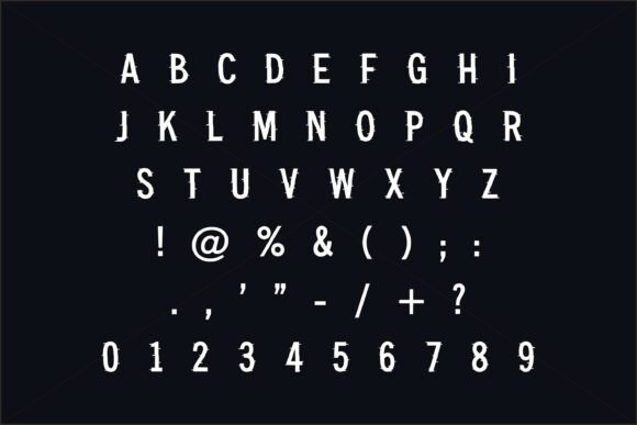 Glitch Noise Font - Preview 5