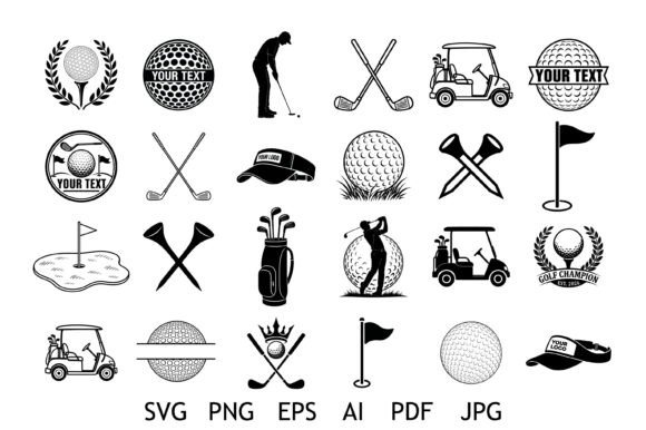 Golf Logo SVG Bundle