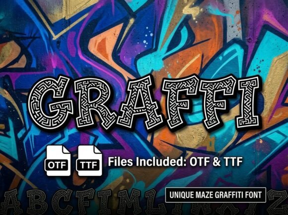 Graffi Font PNG with transparent background - Preview 1