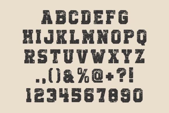 Grunge Font - Preview 3