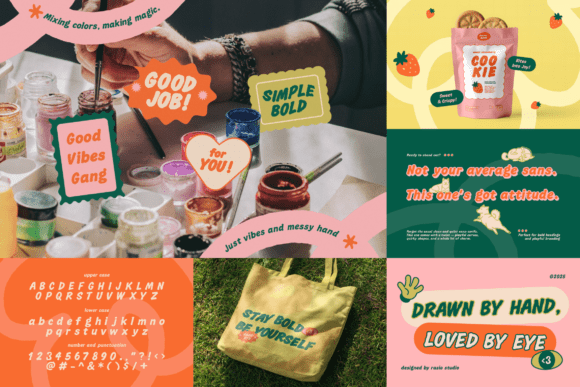 Handwriting Bundle Font PNG with transparent background - Preview 6