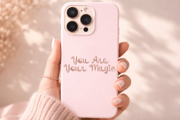 Heart Script Font PNG with transparent background - Preview 3