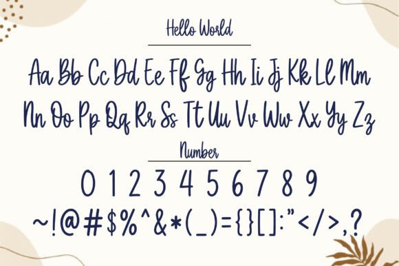 Hello World Font - Preview 1