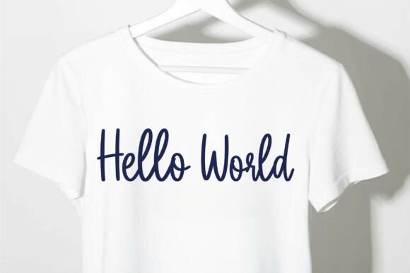 Hello World Font - Preview 2