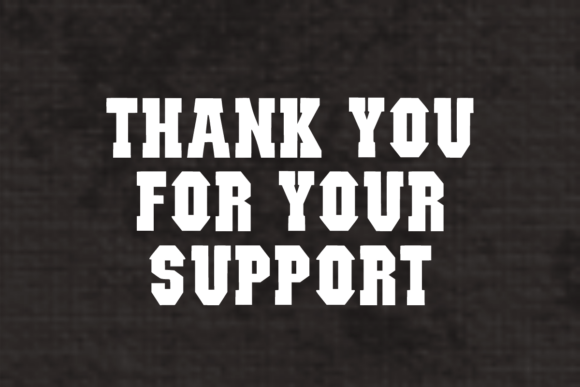 Iron Saddle Font PNG with transparent background - Preview 5