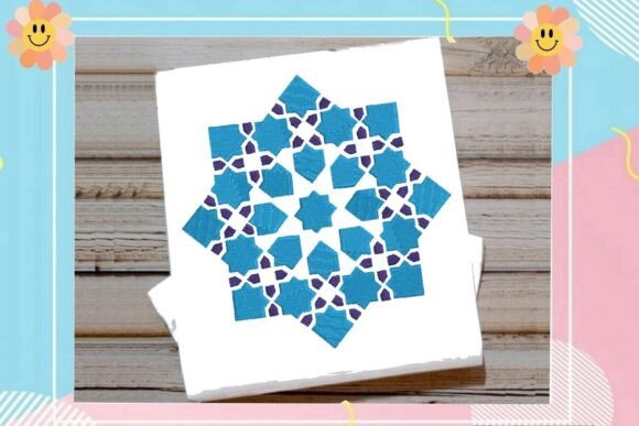 Islamic Geometric Mosaic Star