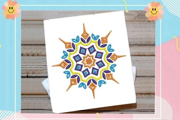 Islamic Geometric Starburst Mandala