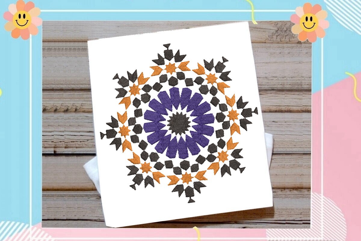 Islamic Mosaic Snowflake