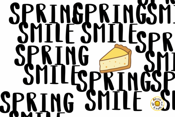 Jelly Fruity Font PNG with transparent background - Preview 1