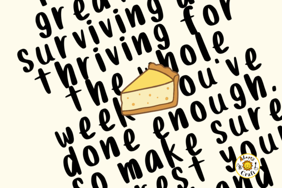Jelly Fruity Font PNG with transparent background - Preview 5