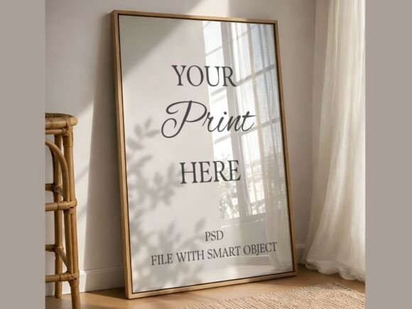 Large Floor Frame Mockup