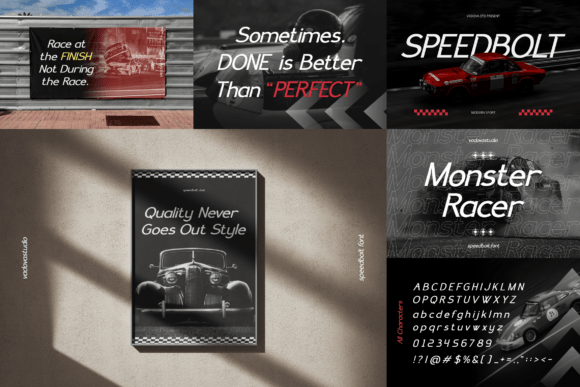 Modern Thin Bundle Font PNG with transparent background - Preview 6