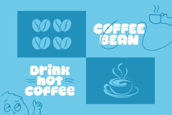 Nowster Cute Font PNG with transparent background - Preview 4