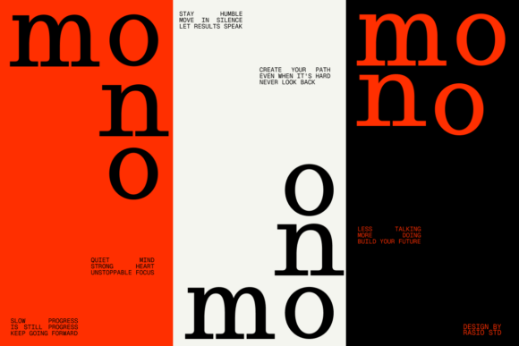 Rigidon Mono Font PNG with transparent background - Preview 6