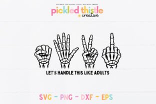 Rock Paper Scissors Funny Skeleton Svg Graphic by Pickled Thistle ...