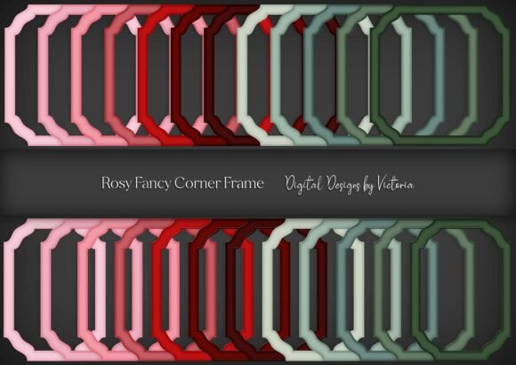 Rosy Fancy Corner Frame