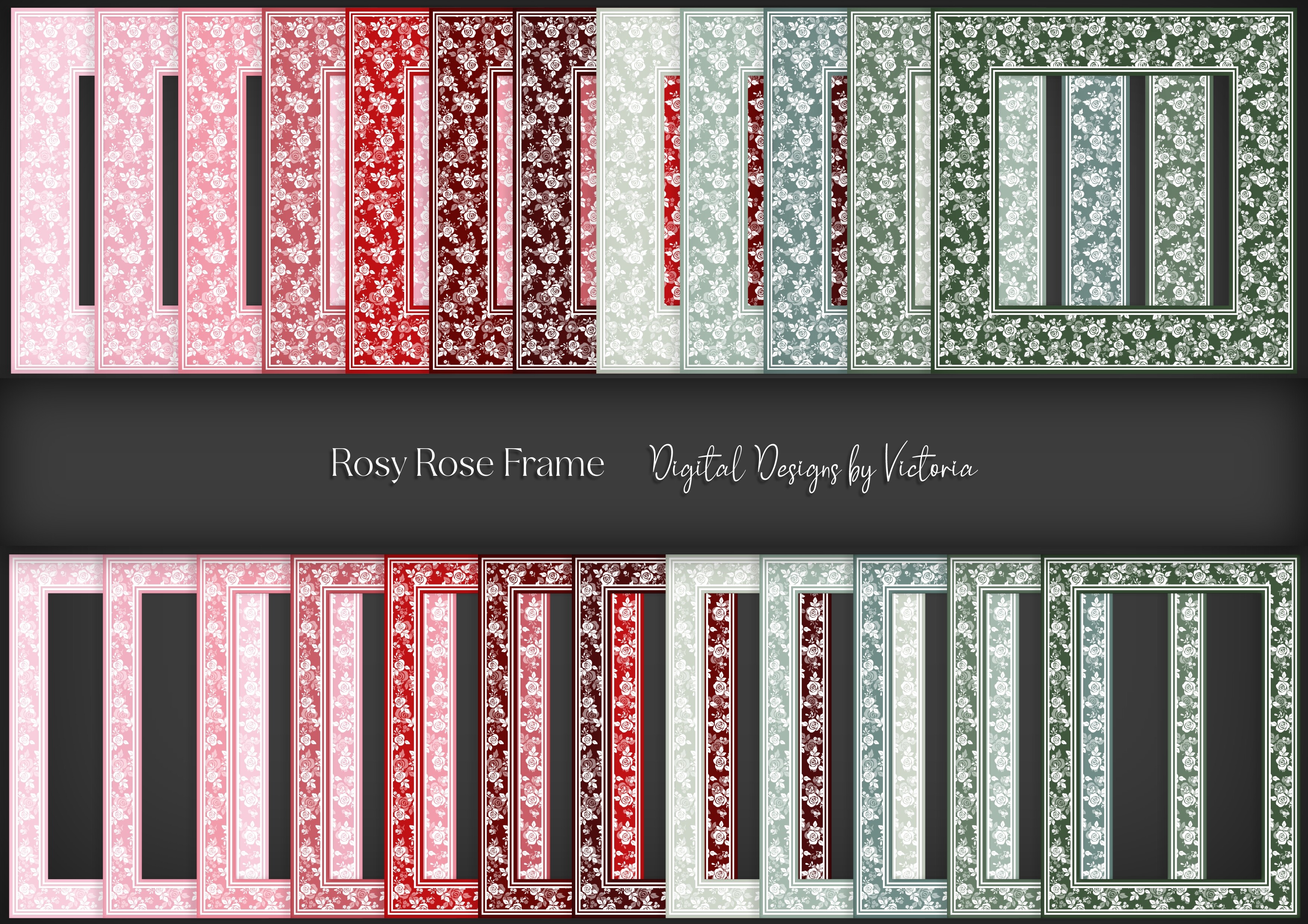 Rosy Rose Frame