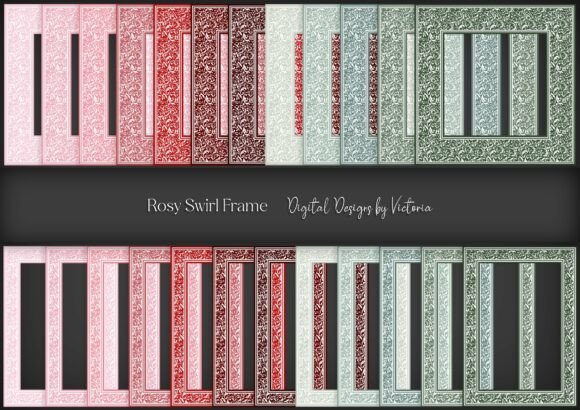 Rosy Swirl Frame