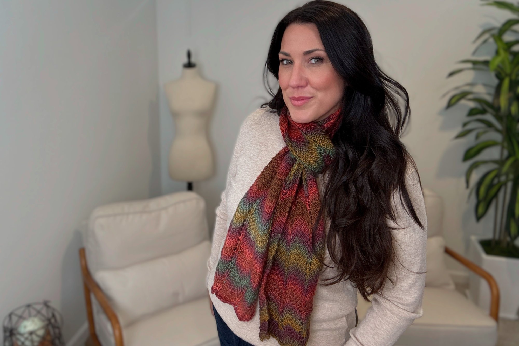 Sandpiper Chevron Scarf