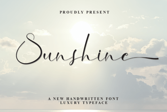 Sunshine Script & Handwritten Font By william jhordy