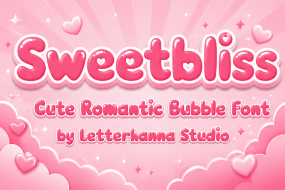 Sweetbliss Display Font By letterhanna