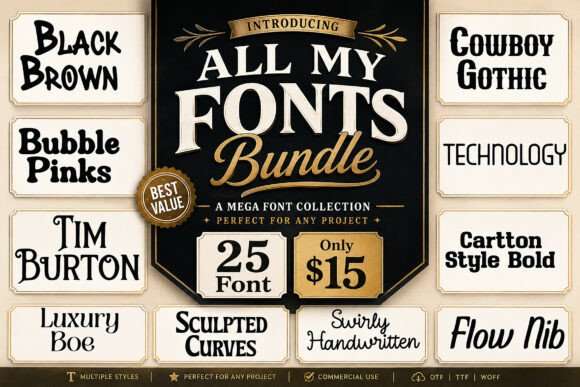 All My Fonts Font - Preview 1