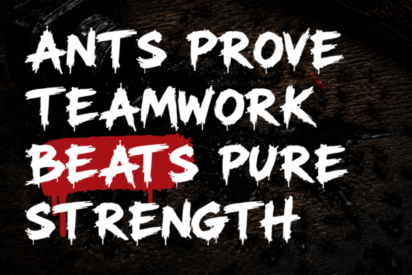Antiink Font PNG with transparent background - Preview 1