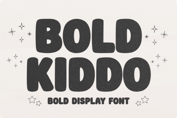 Bold Kiddo Display Font By Minimalist Eyes