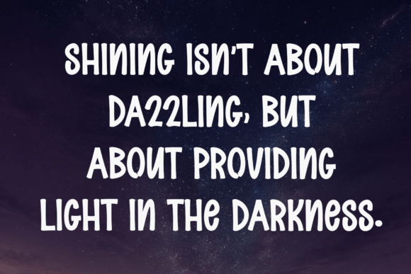 Bright Star Font - Preview 3