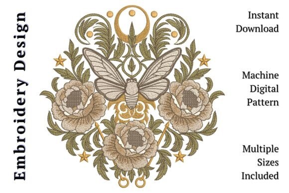 Butterfly Floral Ornament