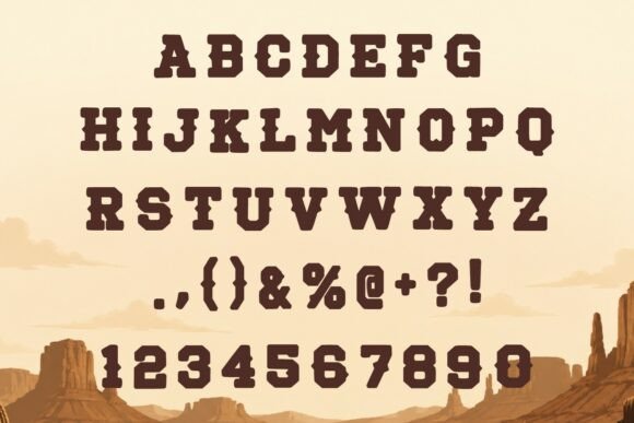 Cowboy Font - Preview 3
