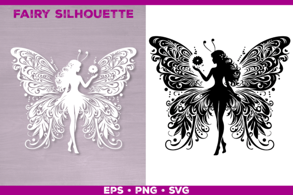 Floral Fairy SVG Design Graphic AI Graphics By julimur