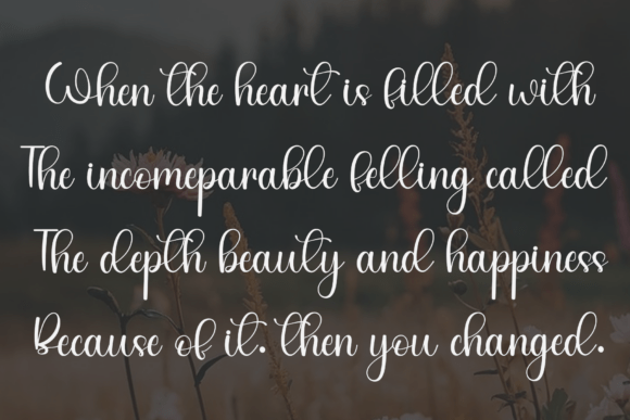 Flower Font - Preview 3