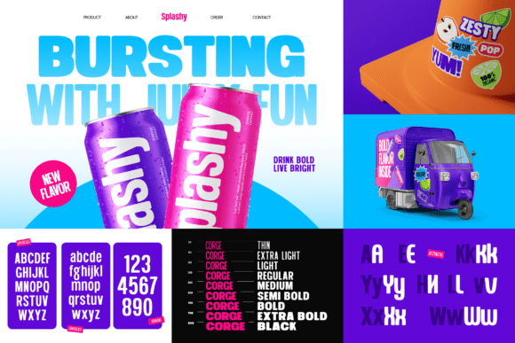 Fun Event Font PNG with transparent background - Preview 4