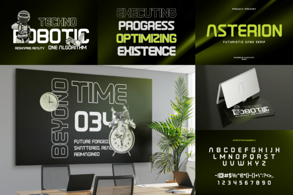 Futuristic Bundle Vol.02 Font - Preview 4