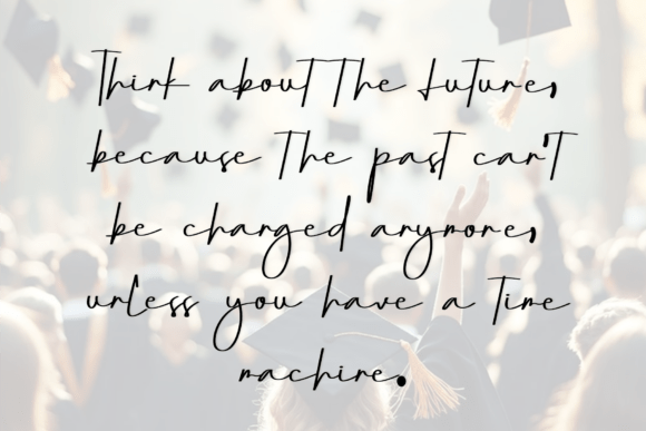 Graduation Font - Preview 4