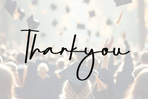 Graduation Font - Preview 5