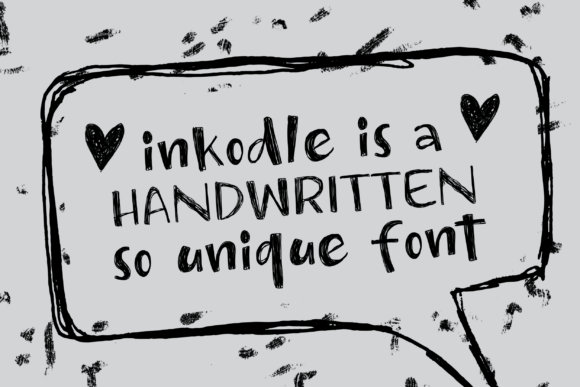 Inkodle Font - Preview 2