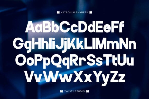 Katron Font font preview - 6