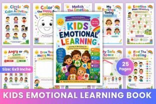 Kids Emotional Learning Book Graphic by KDPMart · Creative Fabrica